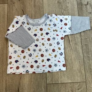 Kissy Kissy Sports theme boy shirt 9m